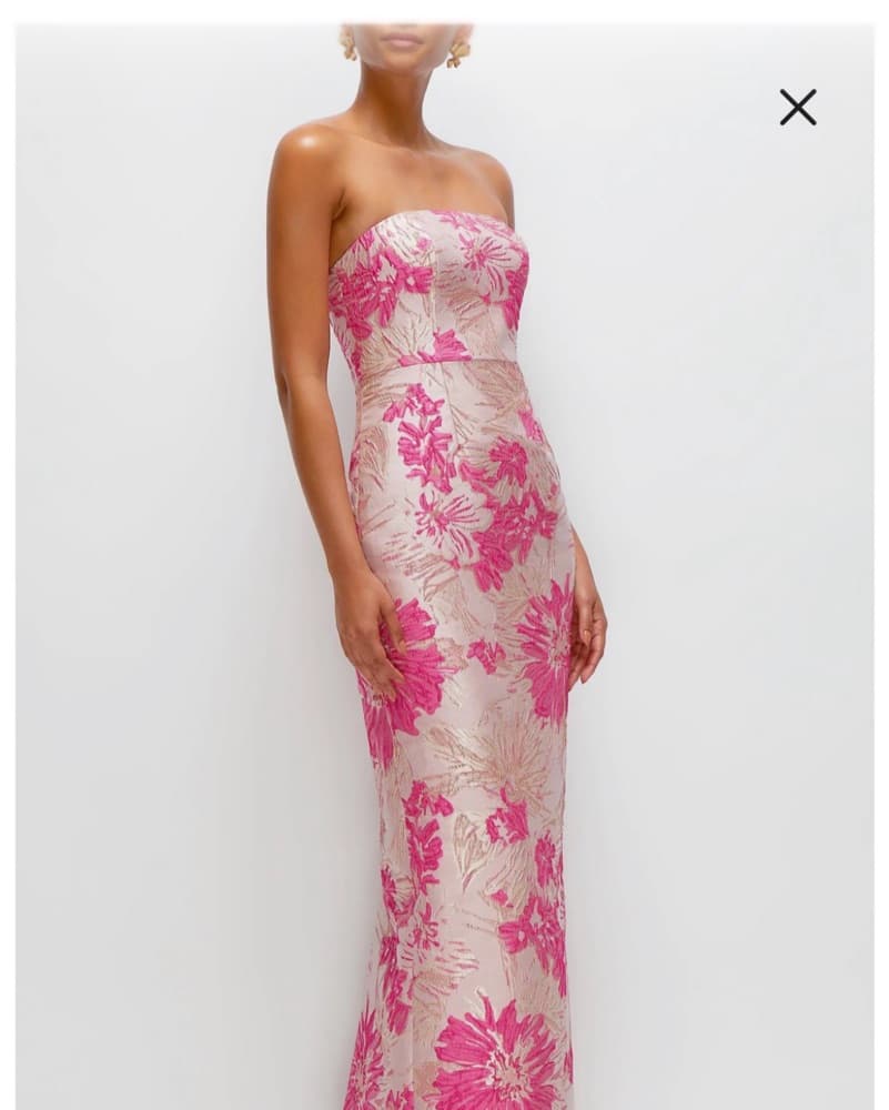 ALFRED SUNG Jacqueline Column Gown  - Image 3