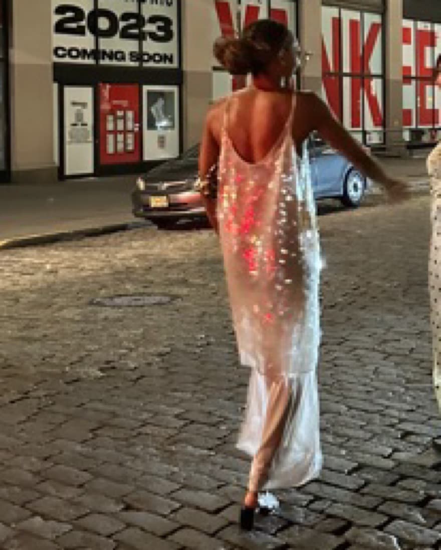 Sequin Midi Dress - Image 3