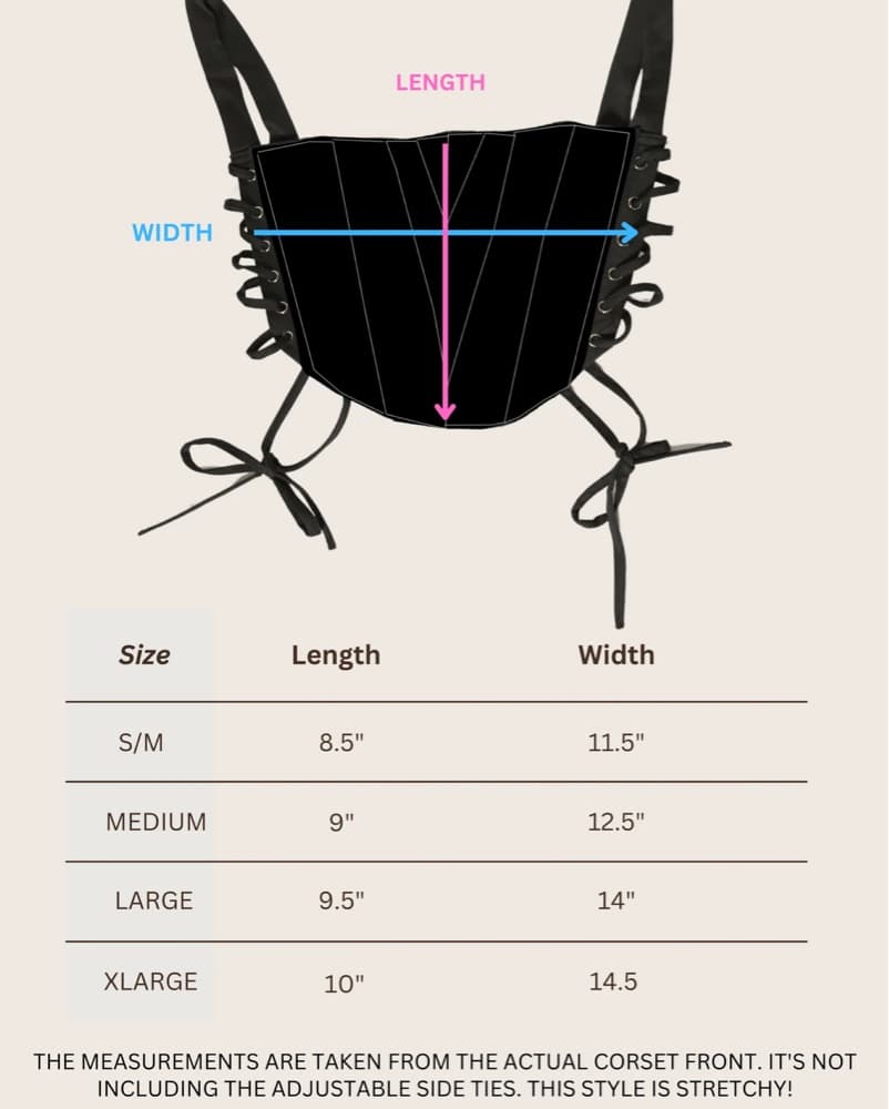The Weeknd Starboy Side Lace Up Corset - Image 3