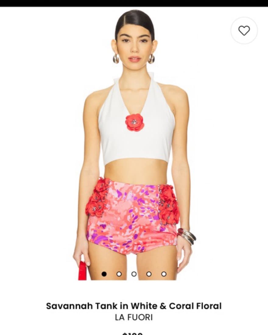 Savanna Floral Halter Top and Shorts Set - Image 1