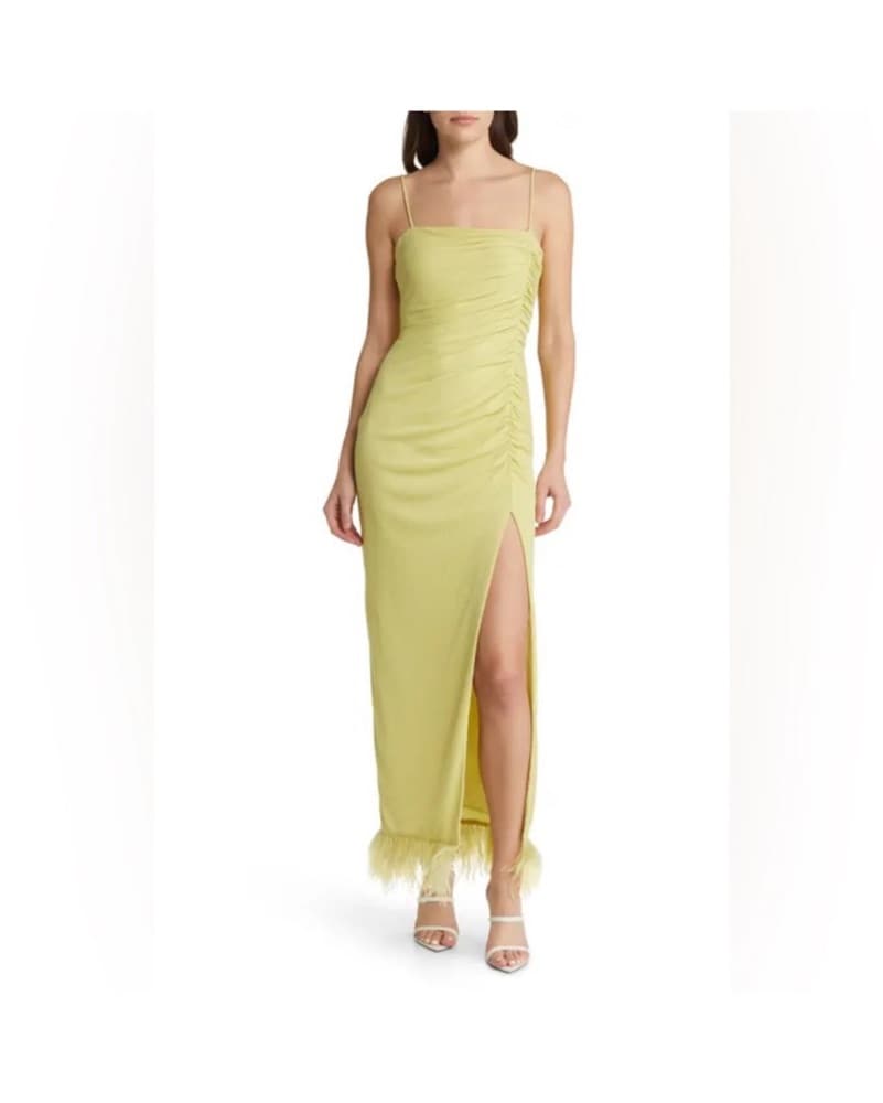 SAYLOR Gardenia Ruched Metallic Dress  - Image 2