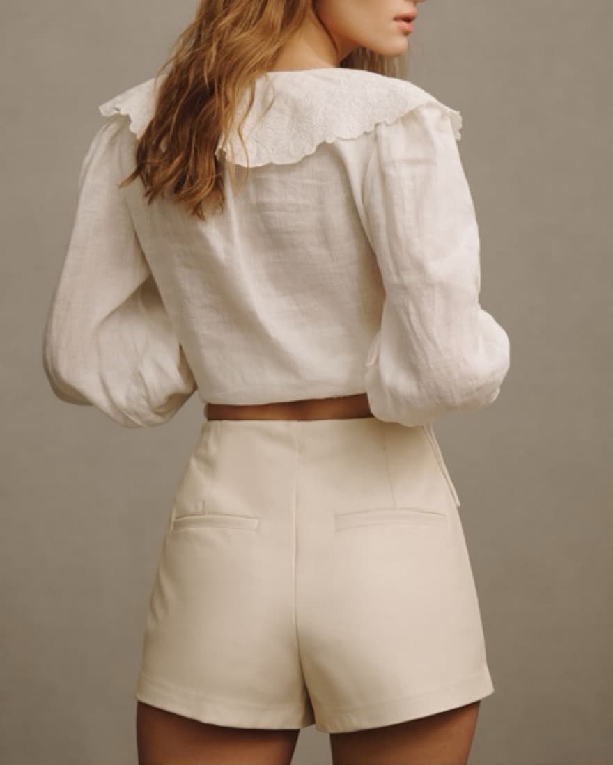 Anthropologie Micro Leather Shorts - Image 2