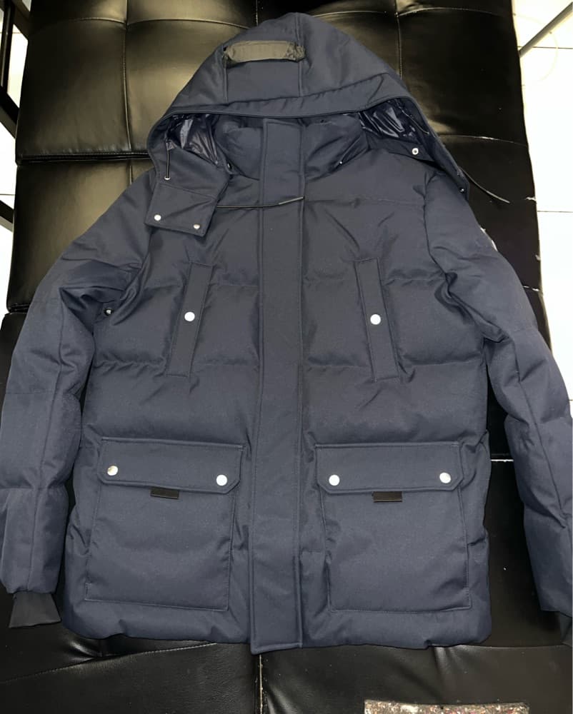 Rudsak Quilted Puffer Jacket in Navy - Image 2