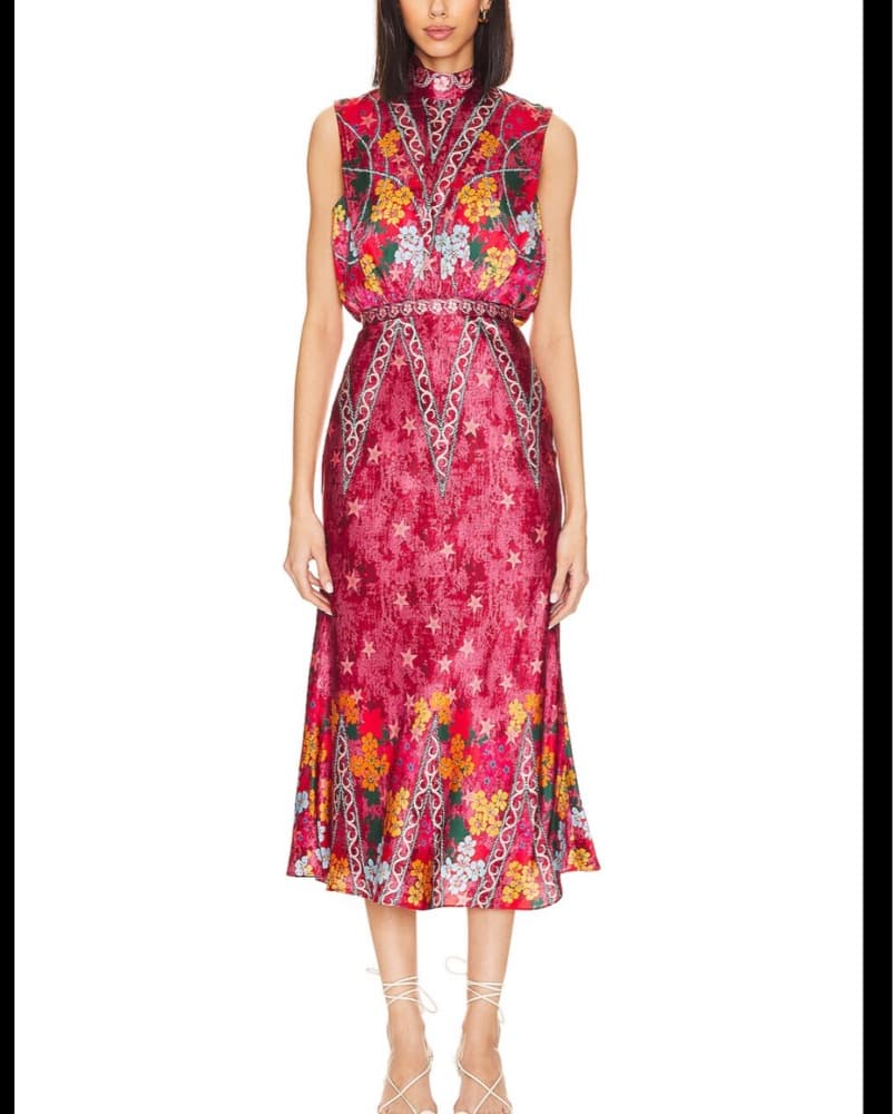 Saloni Fleur Printed Midi - Image 2