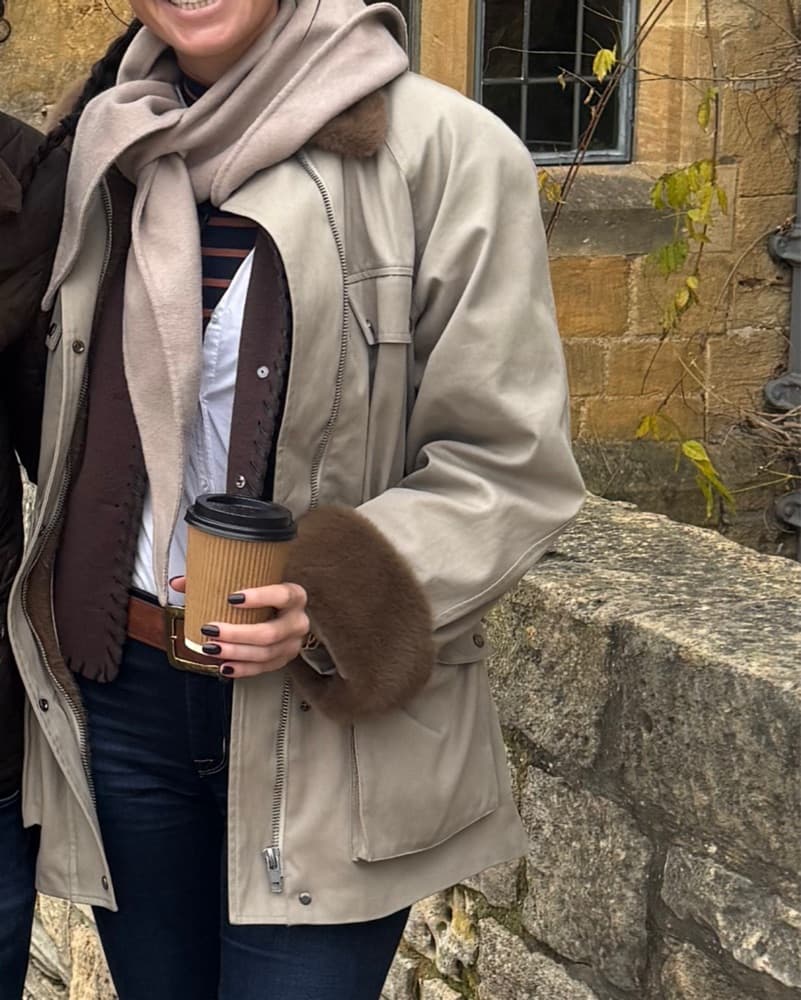 Balmoral Jacket With Faux Fur Trim - Image 4