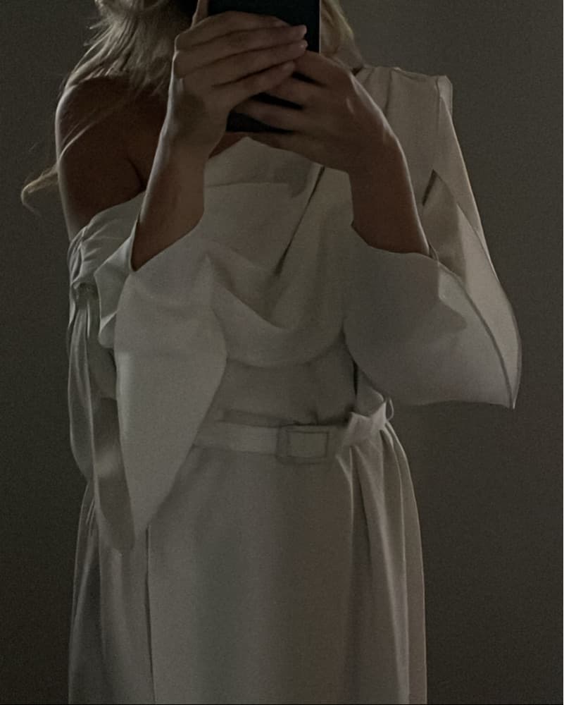 Vintage 1960’s Cowl Neck Dress - Image 1