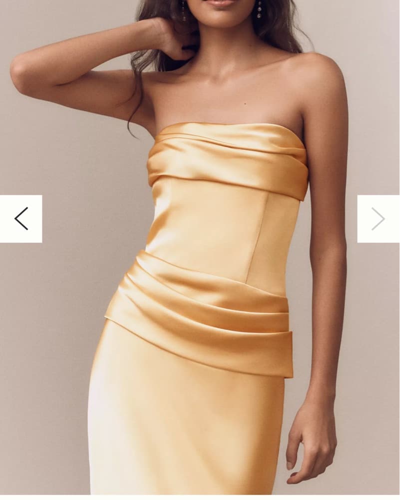 Mare Mare Strapless Ruched Maxi Dress - Image 2