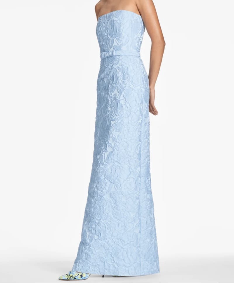 Sky Blue Maxi Dress With Details - Image 2