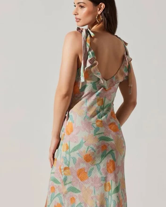 ASTR The Label Sorbae Dress In Mint Pink - Image 4