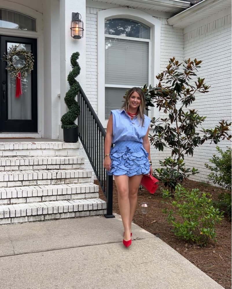Ruffled Mini Skirt  - Image 1