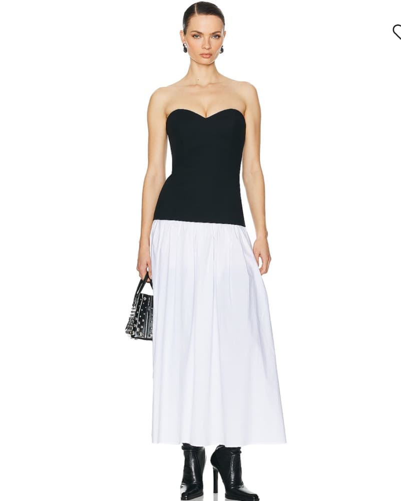 Elegant Strapless Maxi Dress - Image 2