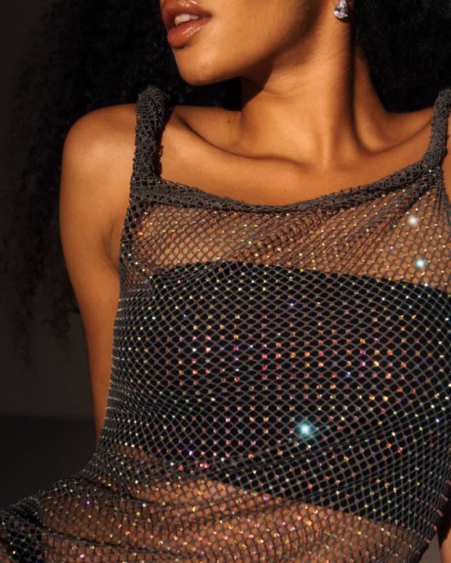  Rhinestone Midi Dress  - Image 5