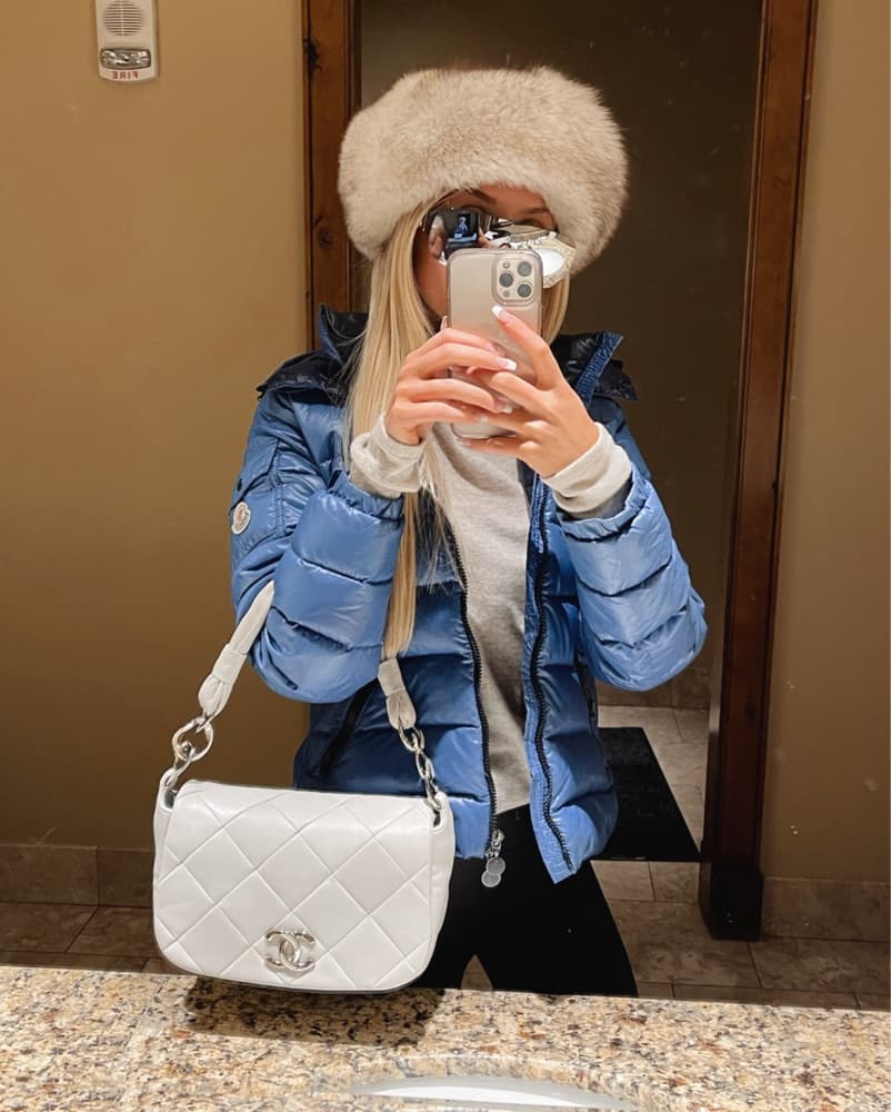 Real Fox Fur Hat Apres Ski Approved - Image 1
