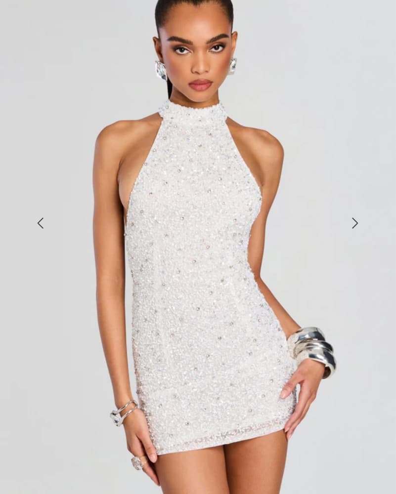 Retrofete Olivia Sequin Mini Dress - Image 2