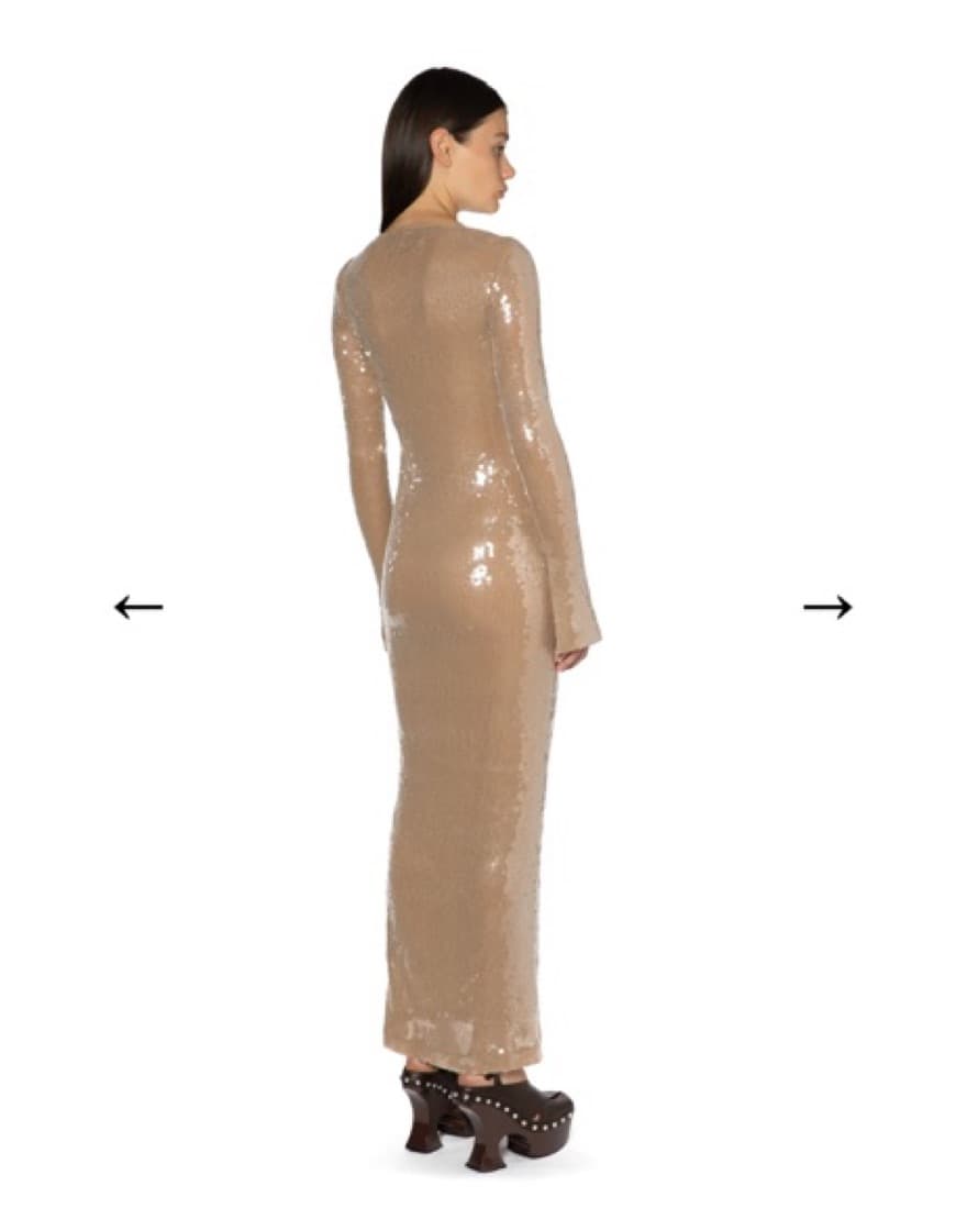 16Arlington Gold Sequin Dress Dupe - Image 3