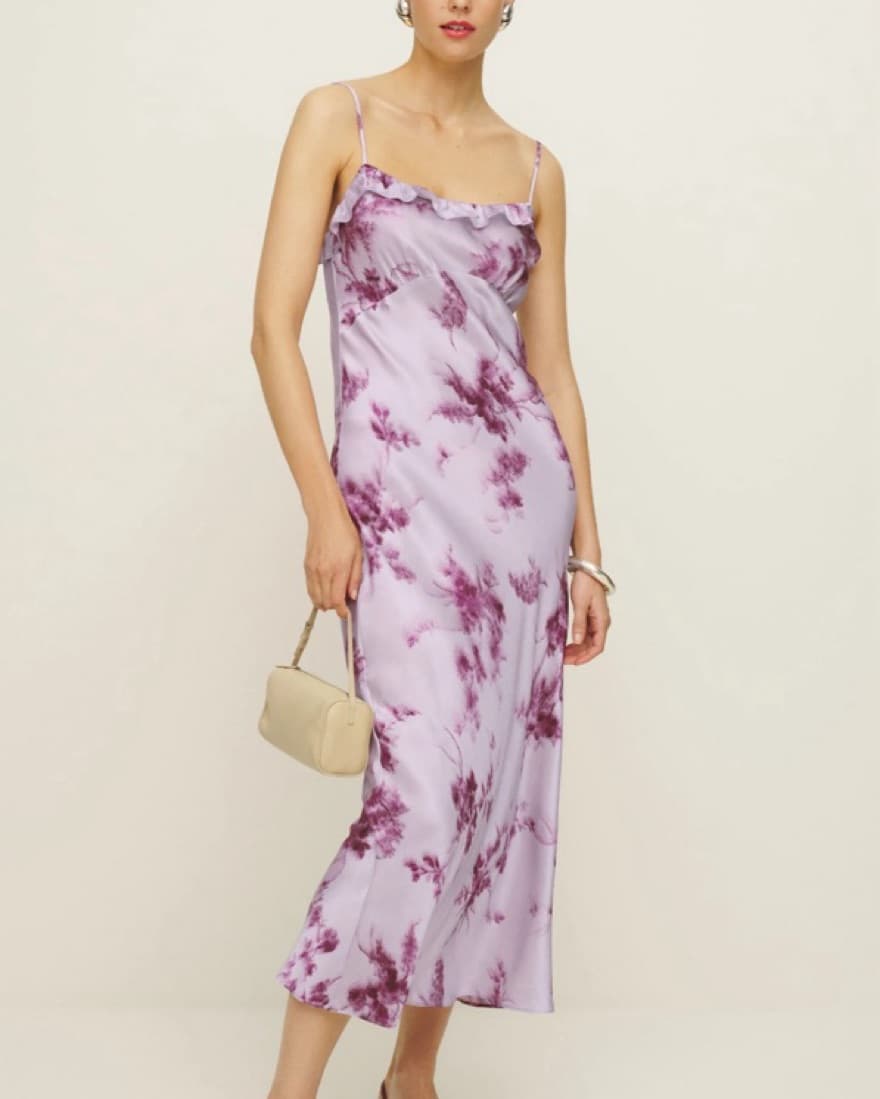 Reformation Aribella Silk Dress - Image 1
