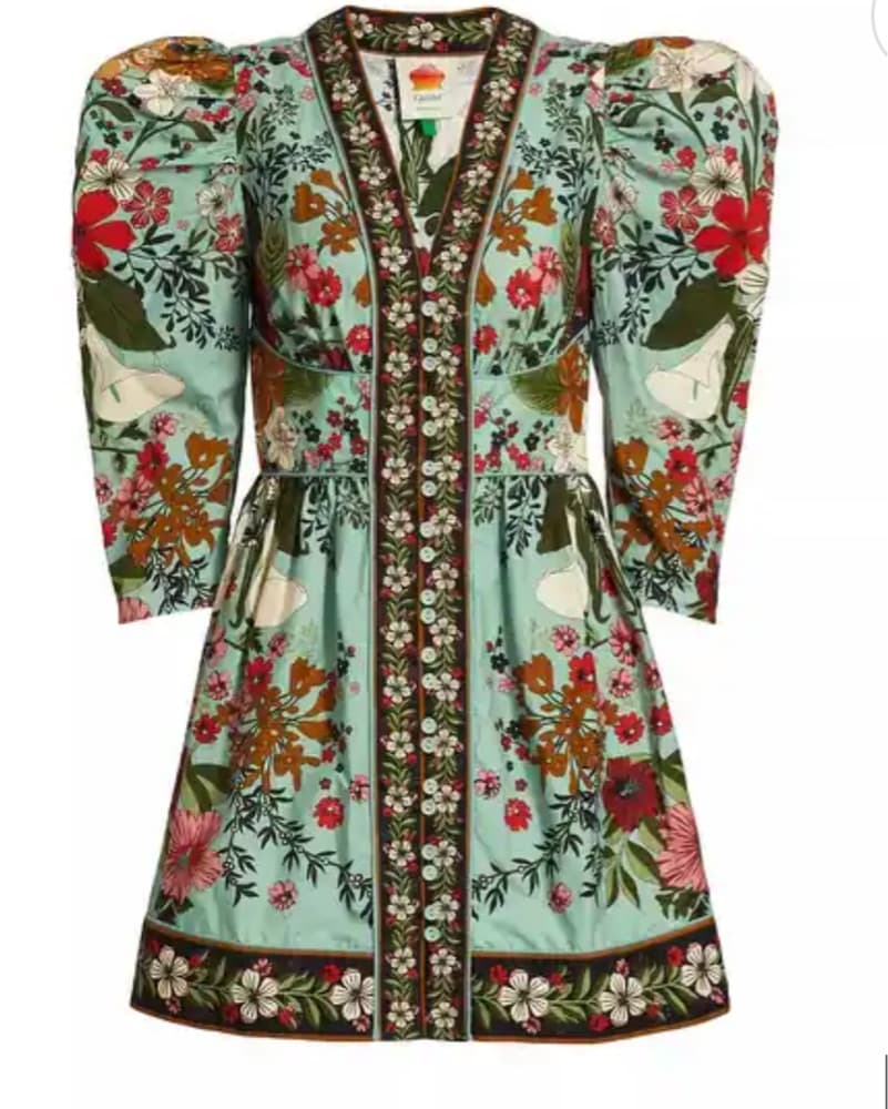 Enchanting Floral Midi Dress - Image 1