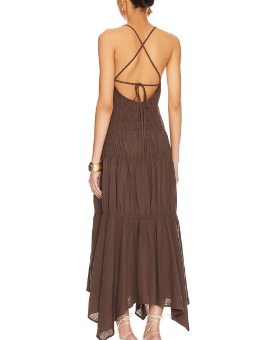 Chic Ruched Maxi Dress - Image 2