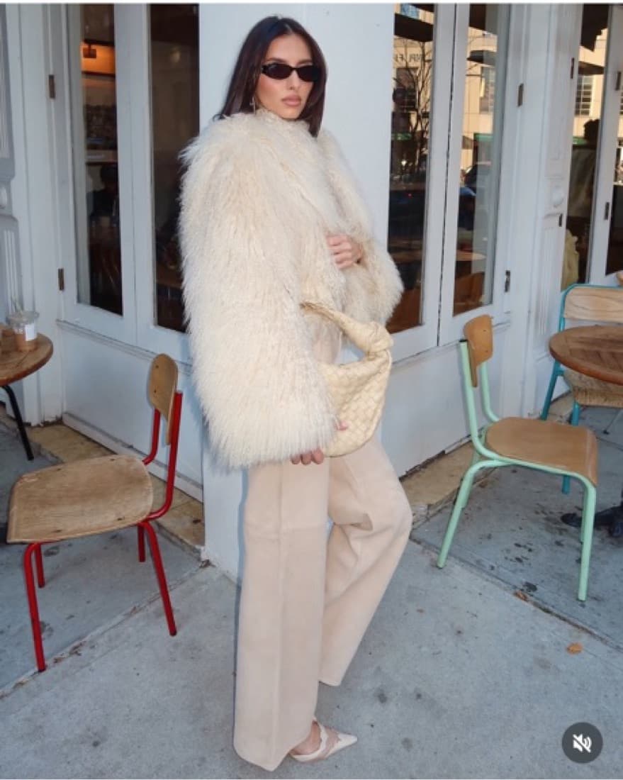 $500 Helsa Suede 5 Pocket Pants in Beige - Image 1