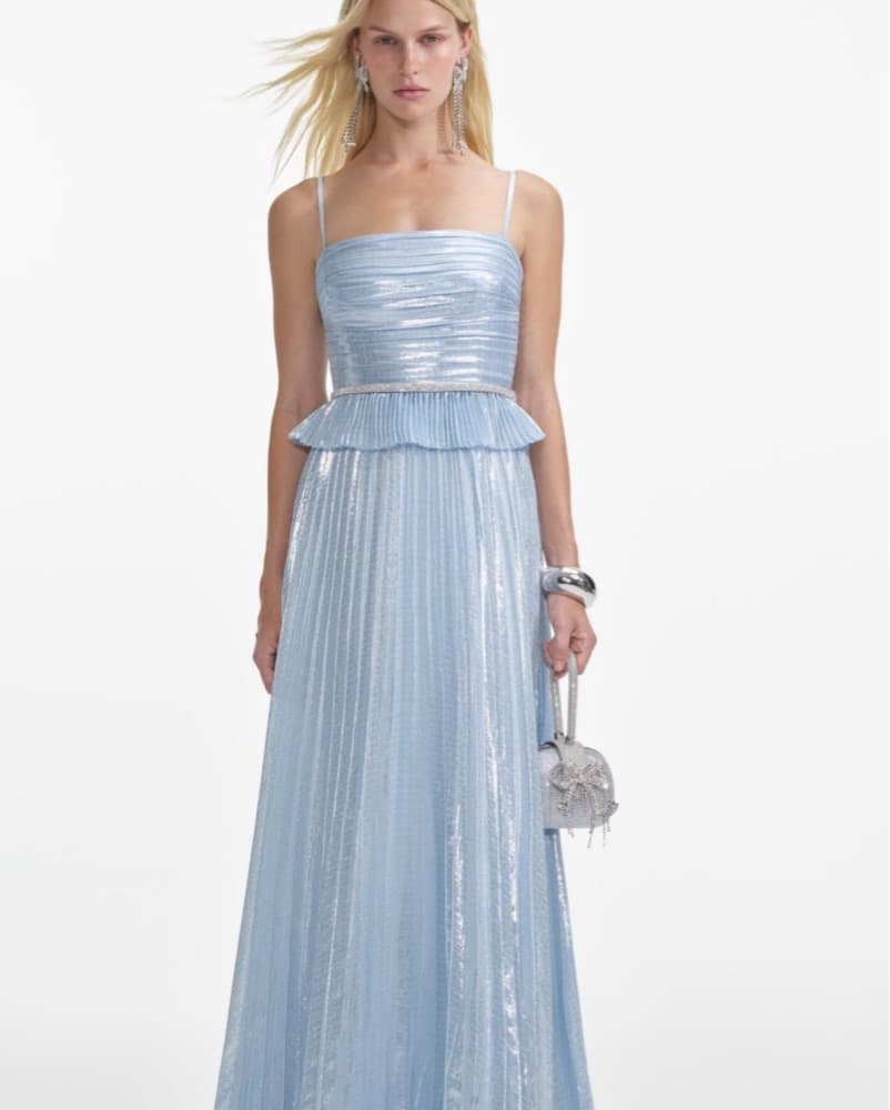Self Portrait Metallic MaxiDress  - Image 1