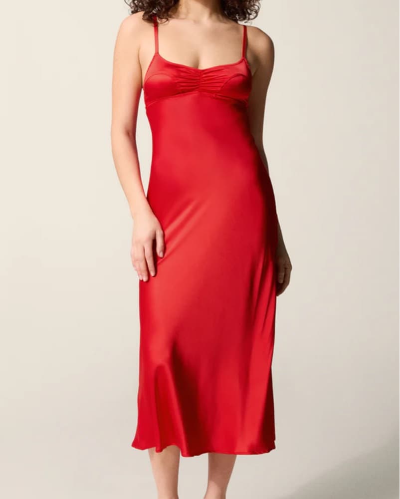 Rouje Josephina Satin Dress - Image 1