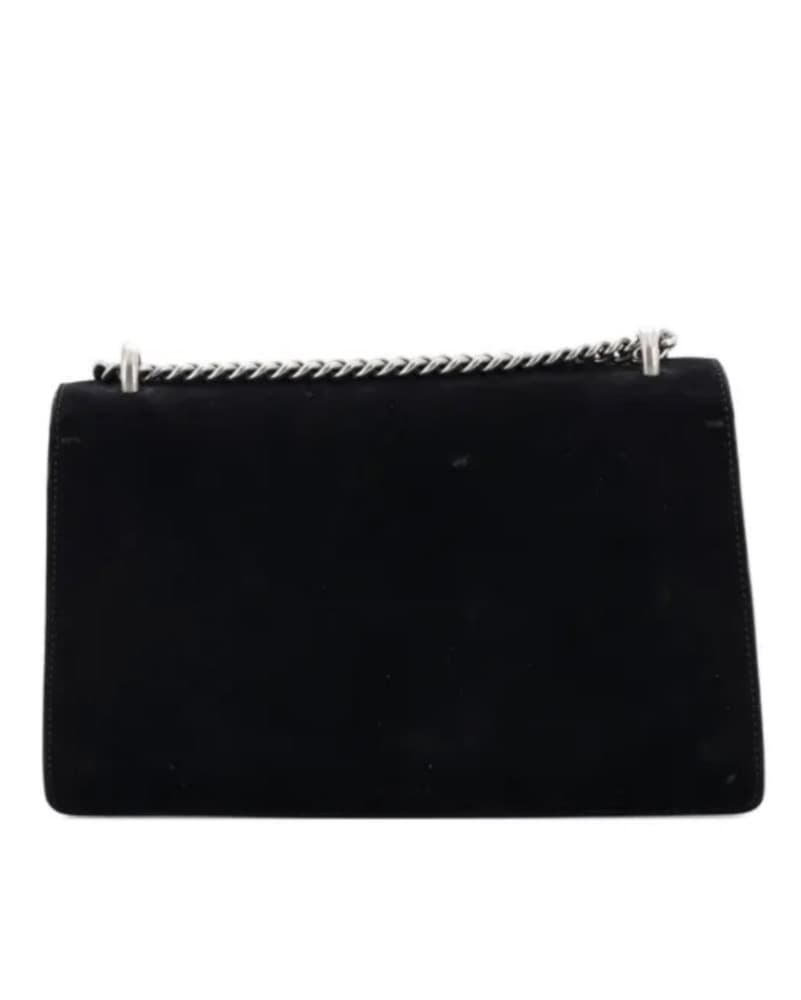 Gucci Black Suede Dionysus Shoulder Bag - Image 3