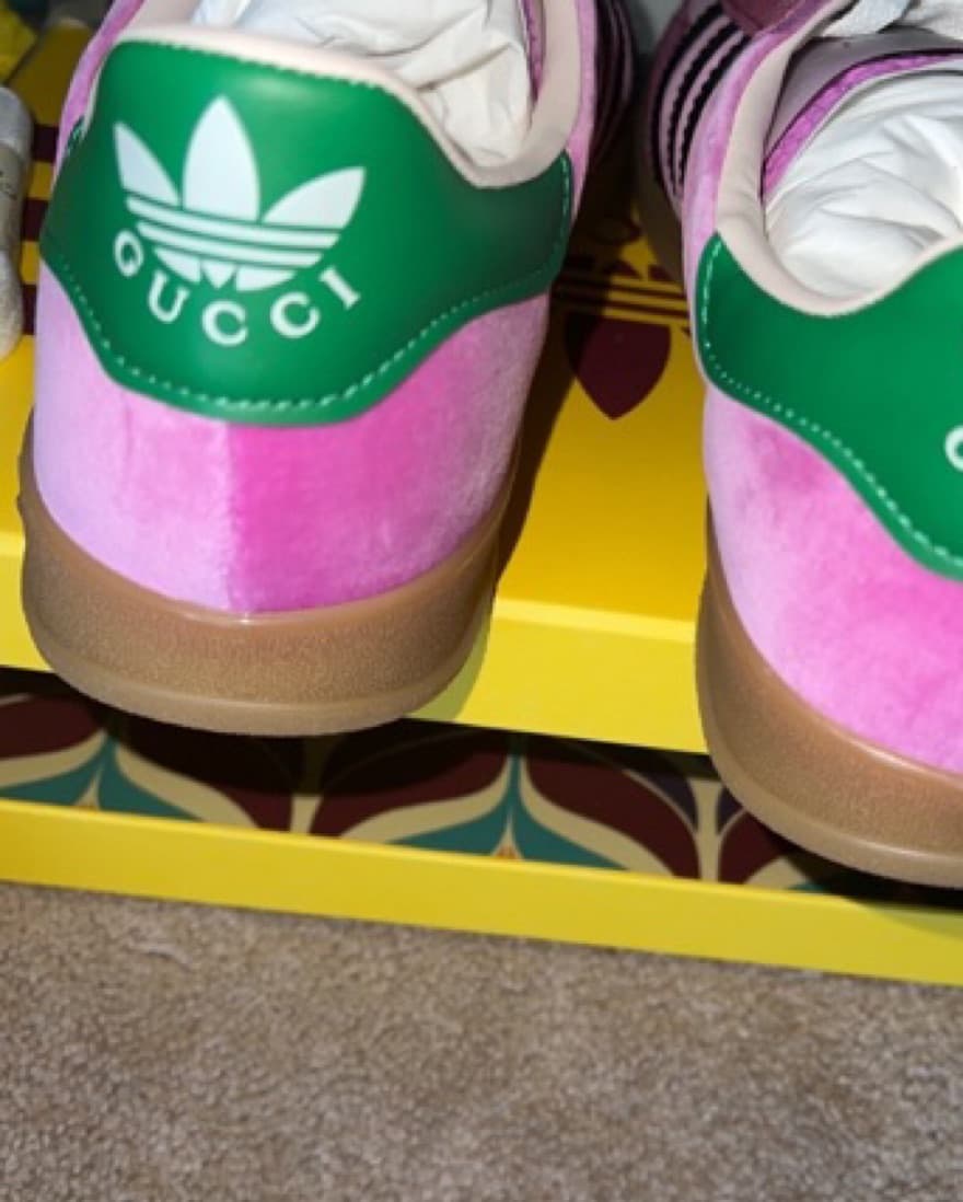 Adidas X Gucci Pink Gazelle - Image 4