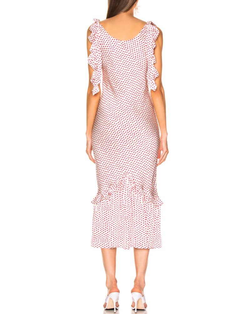 Maggie Marilyn Silk Polka Dot Dress - Image 2