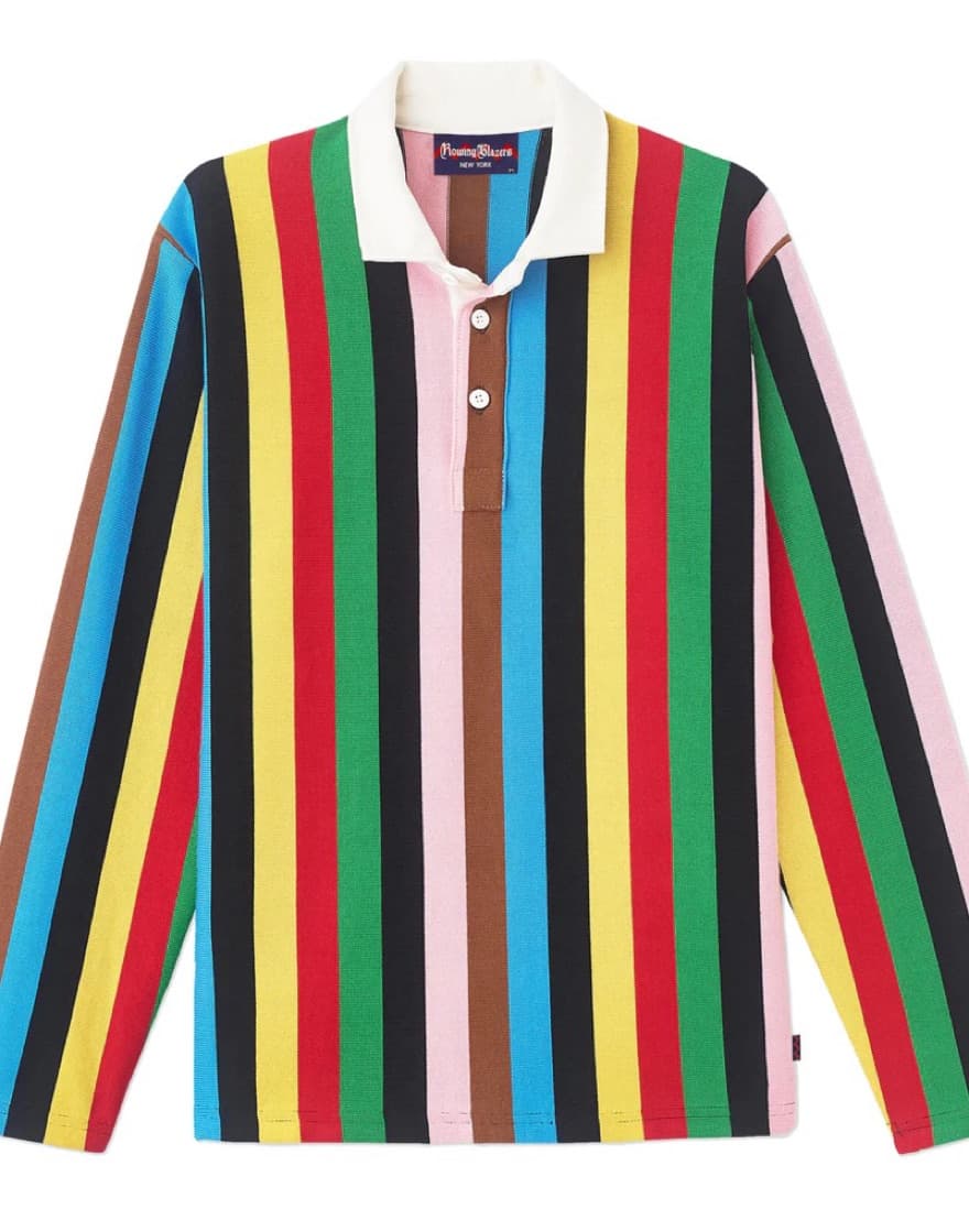Rowing Blazers Rainbow Stripe Top - Image 2