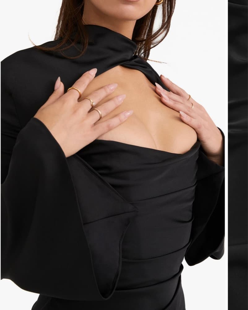 Housr Of CB Black Dress  - Image 4