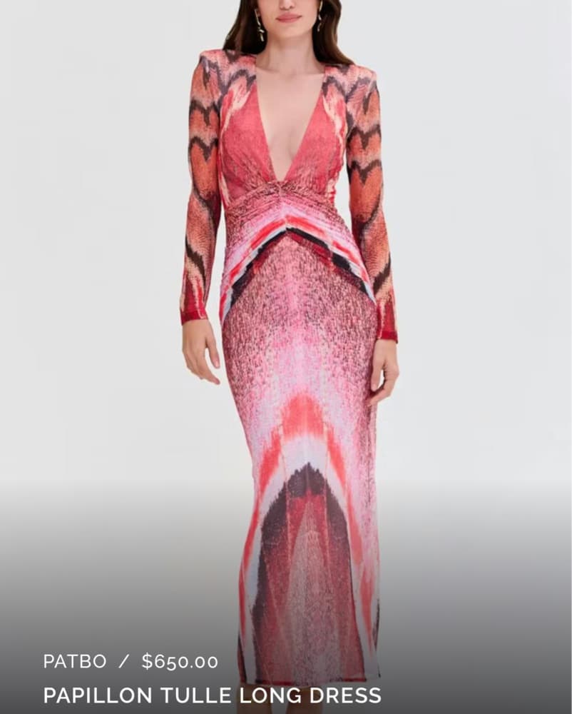 Patbo: Papillon Tulle Long dress - Image 1