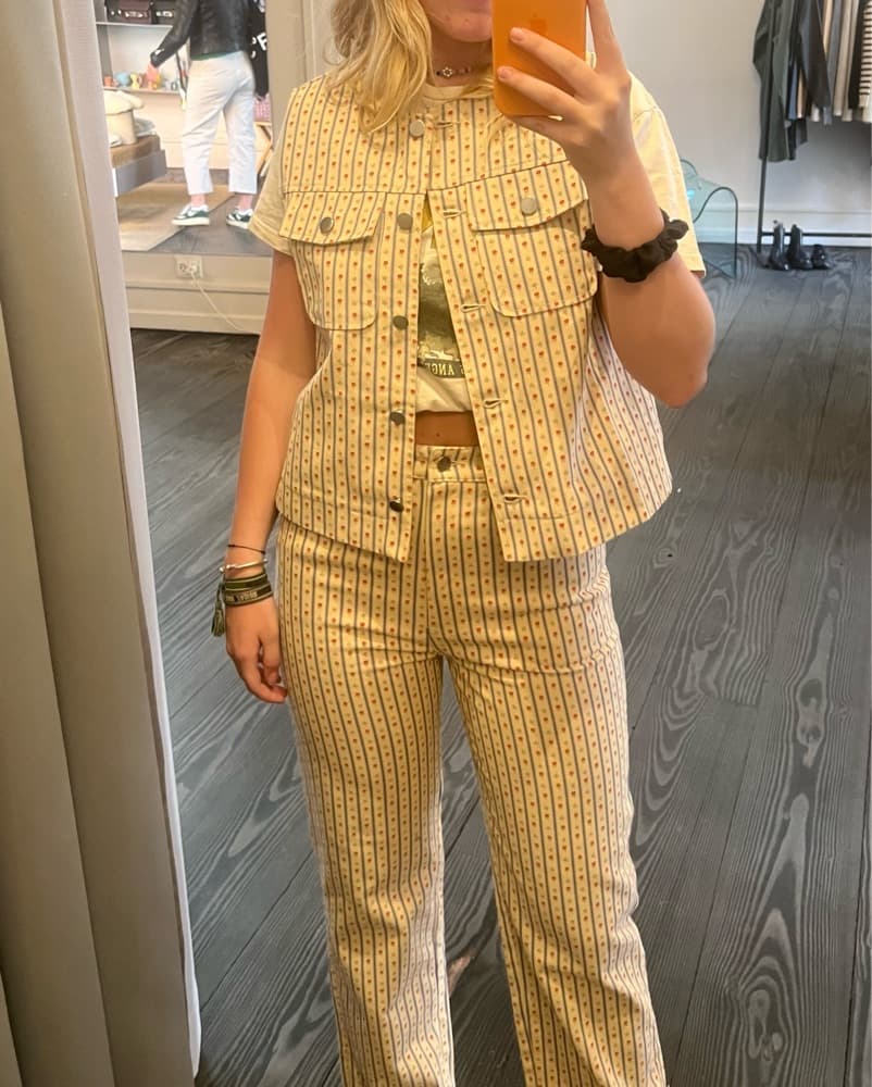 Danish Vintage Pant/Vest Set - Image 1