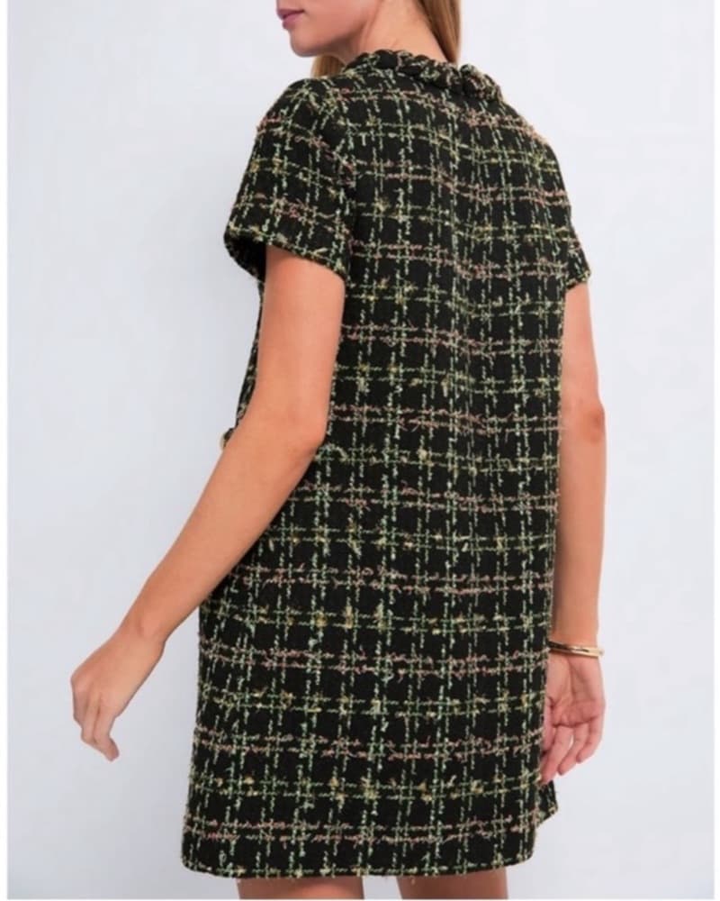 Tuckenuck Tweed Shift Dress - Image 2