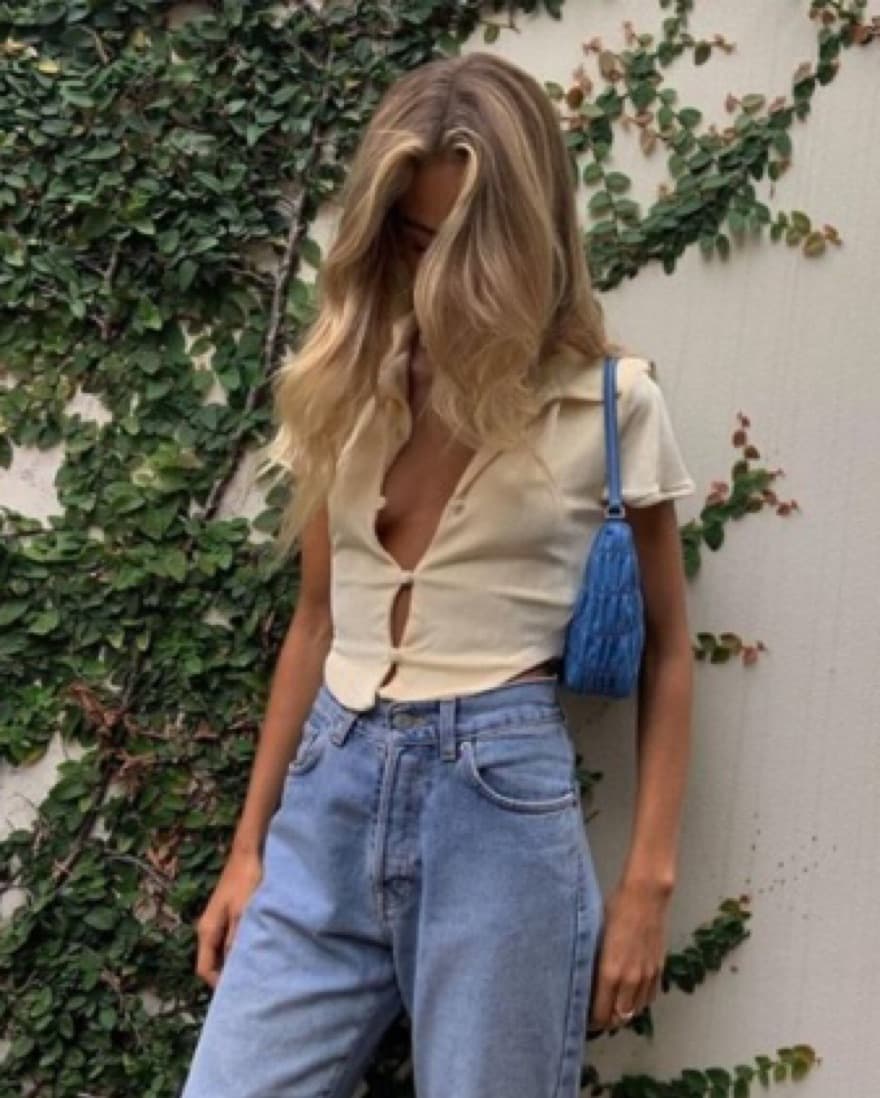With Jean Short Sleeve Top - Image 1