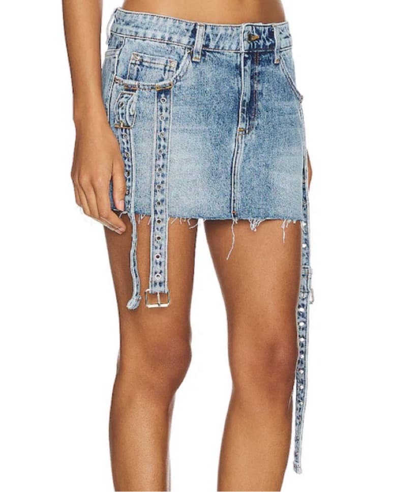 retrofete Denim Skirt  - Image 1