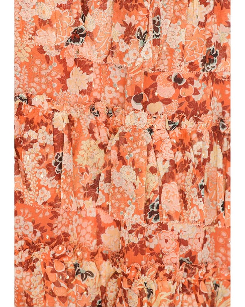 Ulla Johnson Floral Ruffle Gown - Image 3