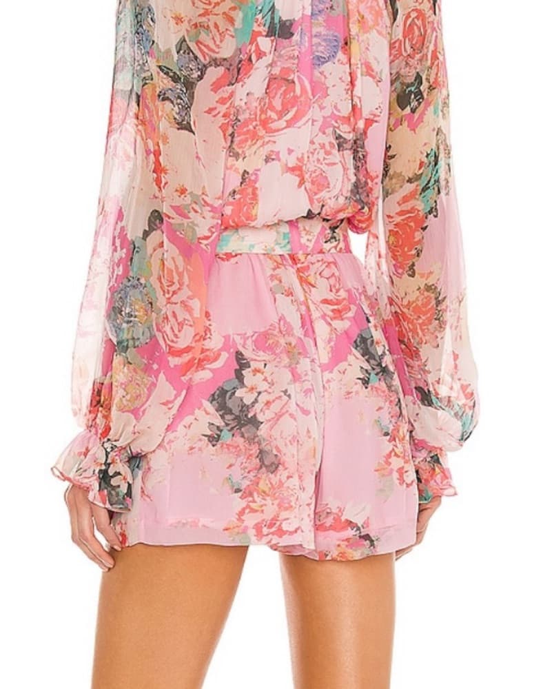 Vibrant Floral Romper  - Image 2