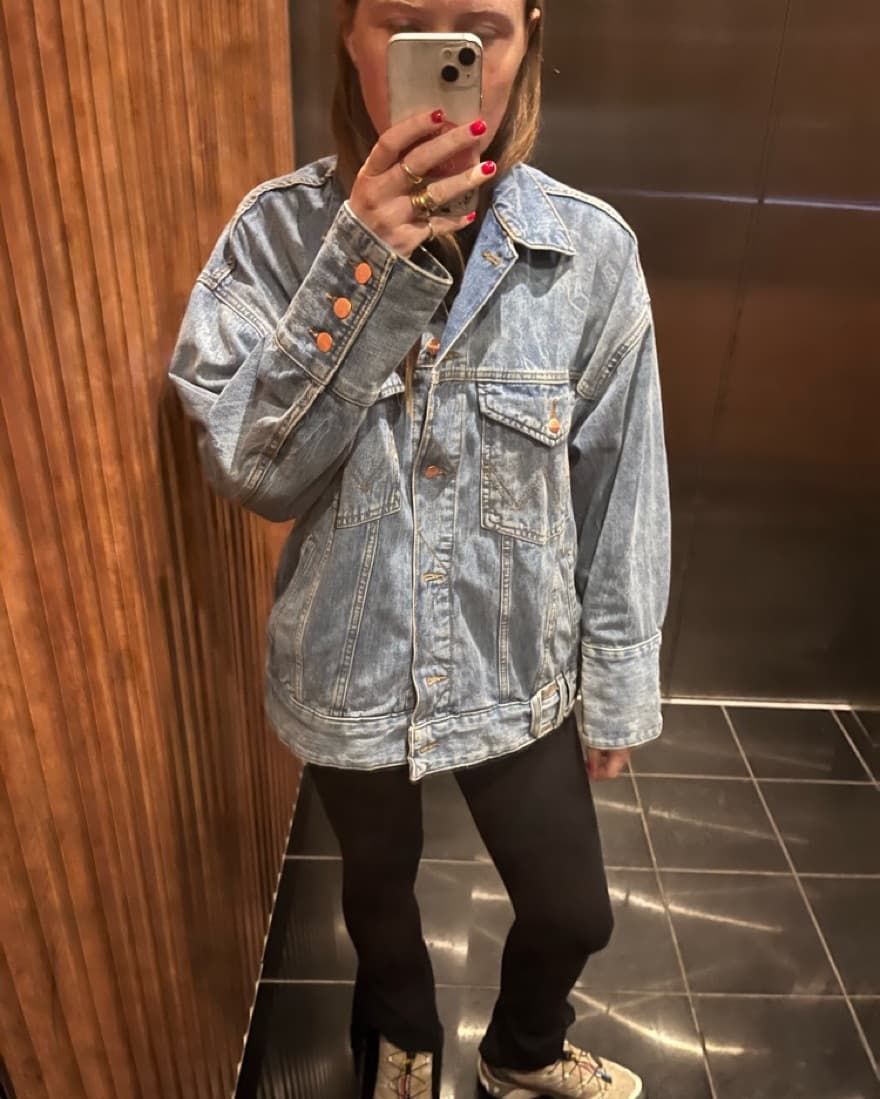 wrangle x staud jean jacket  - Image 1