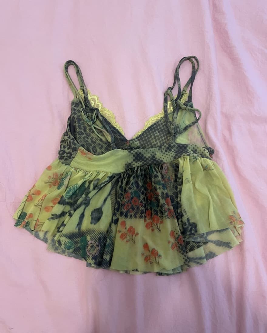 Printed Babydoll Cami - Image 2