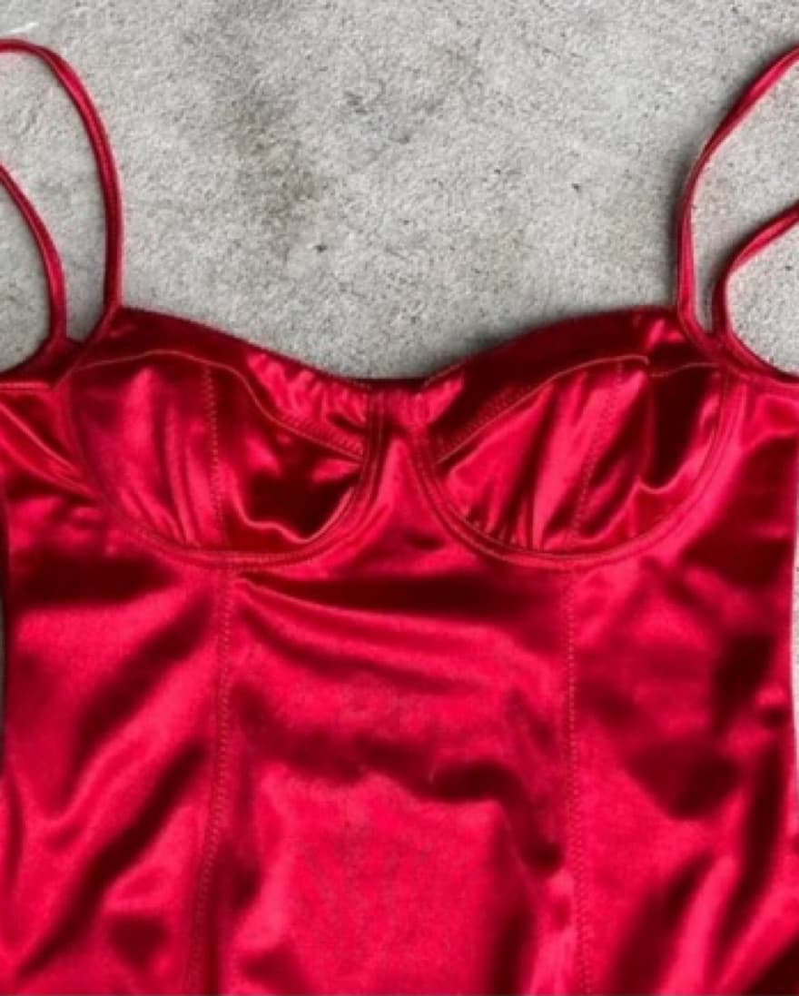Vibrant Red Princess Polly Bodysuit - Image 4