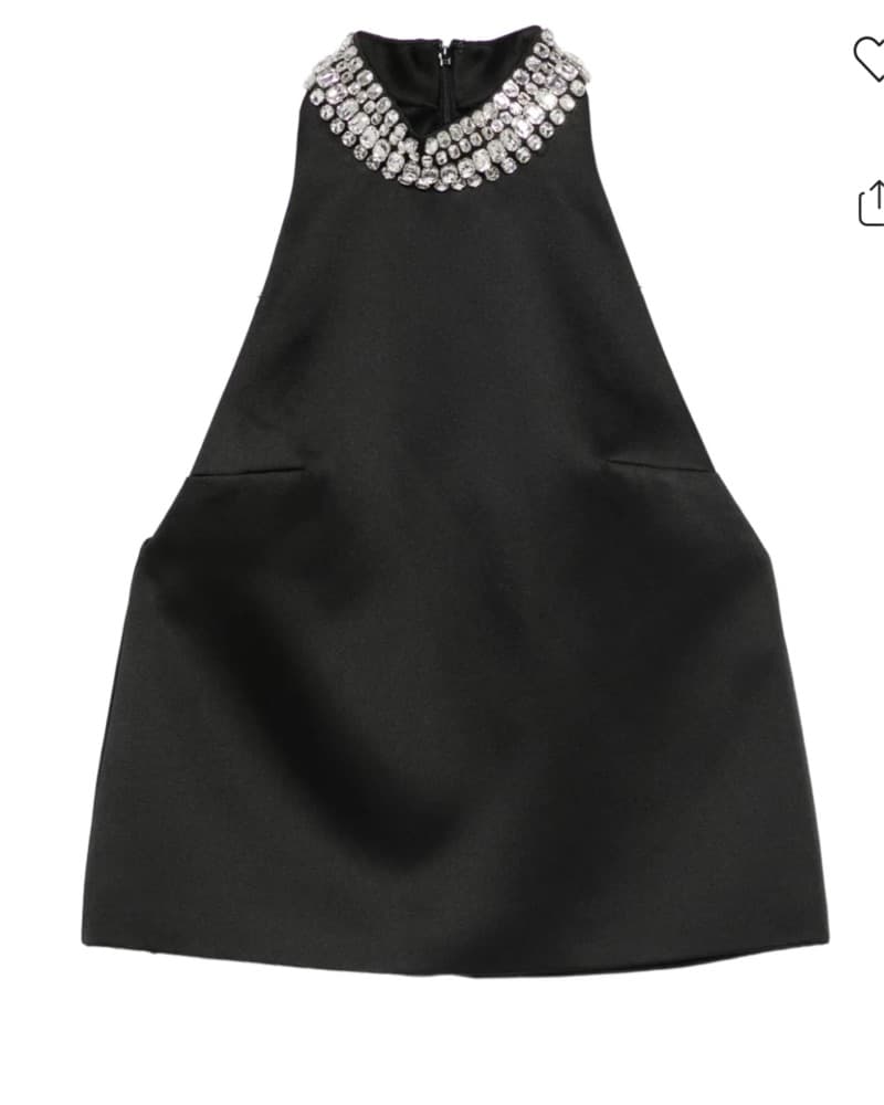$650 Embellished Retrofete Top   - Image 4
