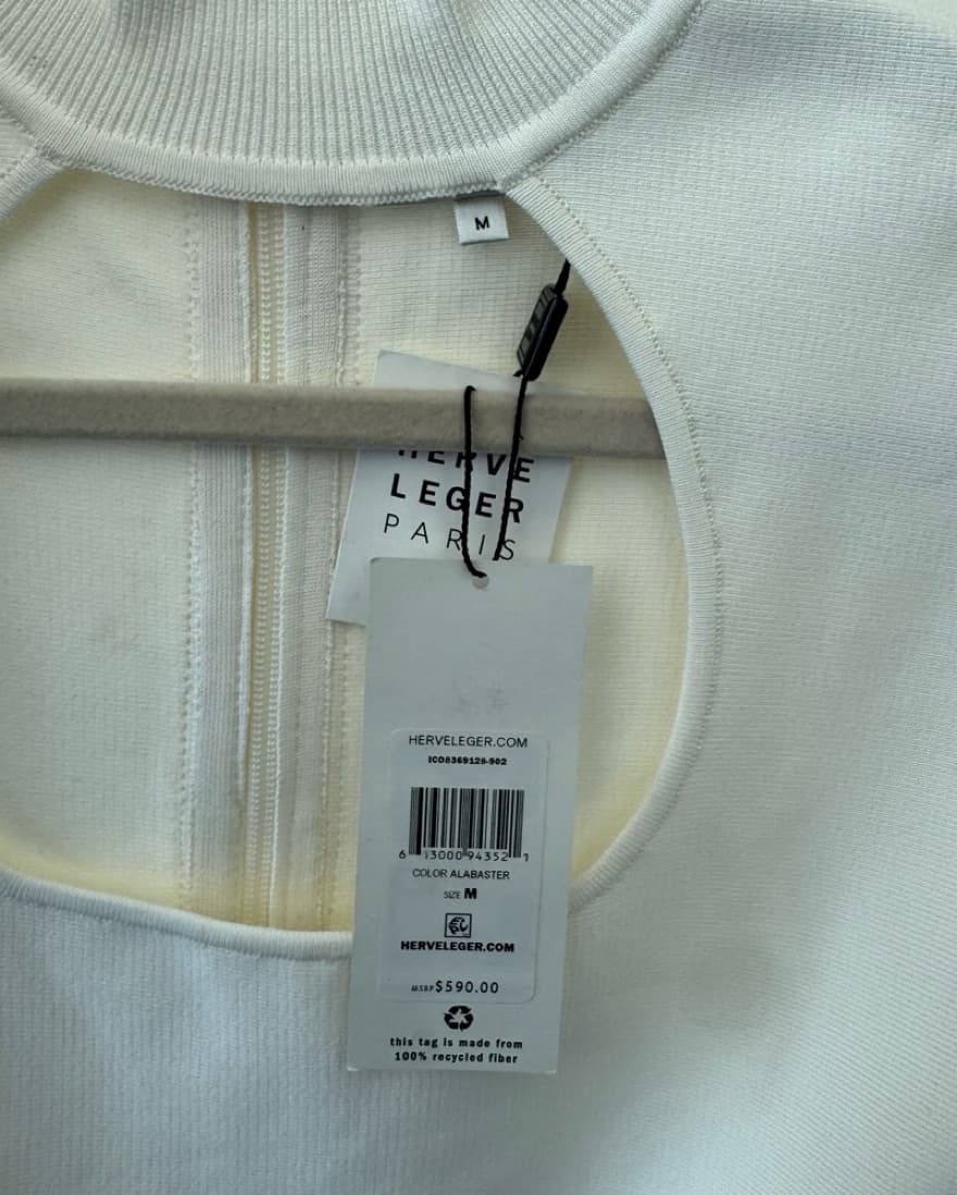 Hervé Léger Cutout Dress  - Image 5