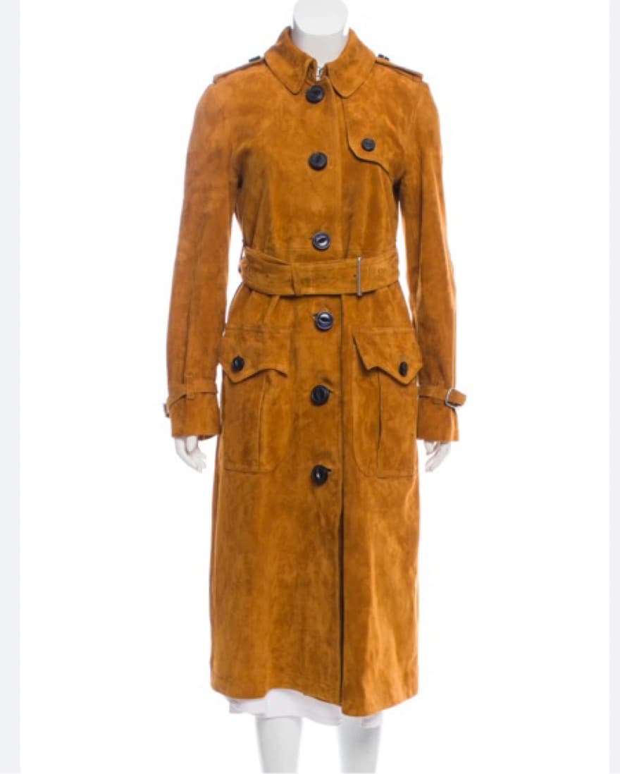 Coach Suede Trench Coat  - Image 1