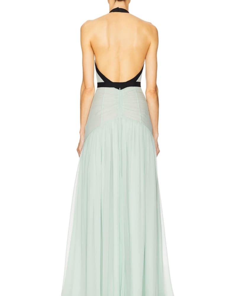 Helsa - Siren Dress In Mint - Image 2