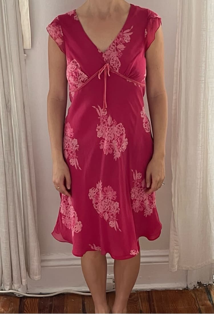 Vintage Ann Taylor Chiffon Dress - Image 1