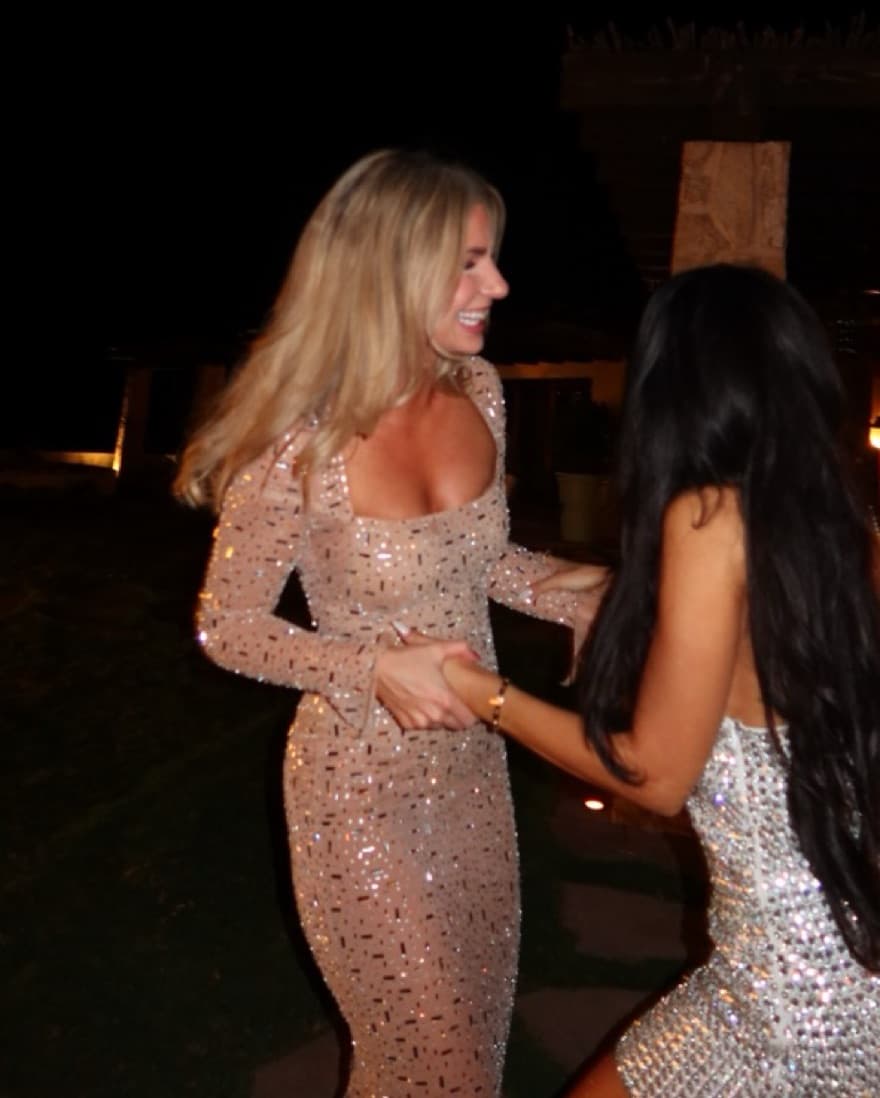 Oh Polly Isabeau Rhinestoned Maxi Dress - Image 1