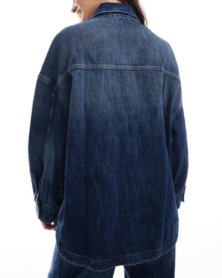 Pull & Bear Denim Shirt - Image 2