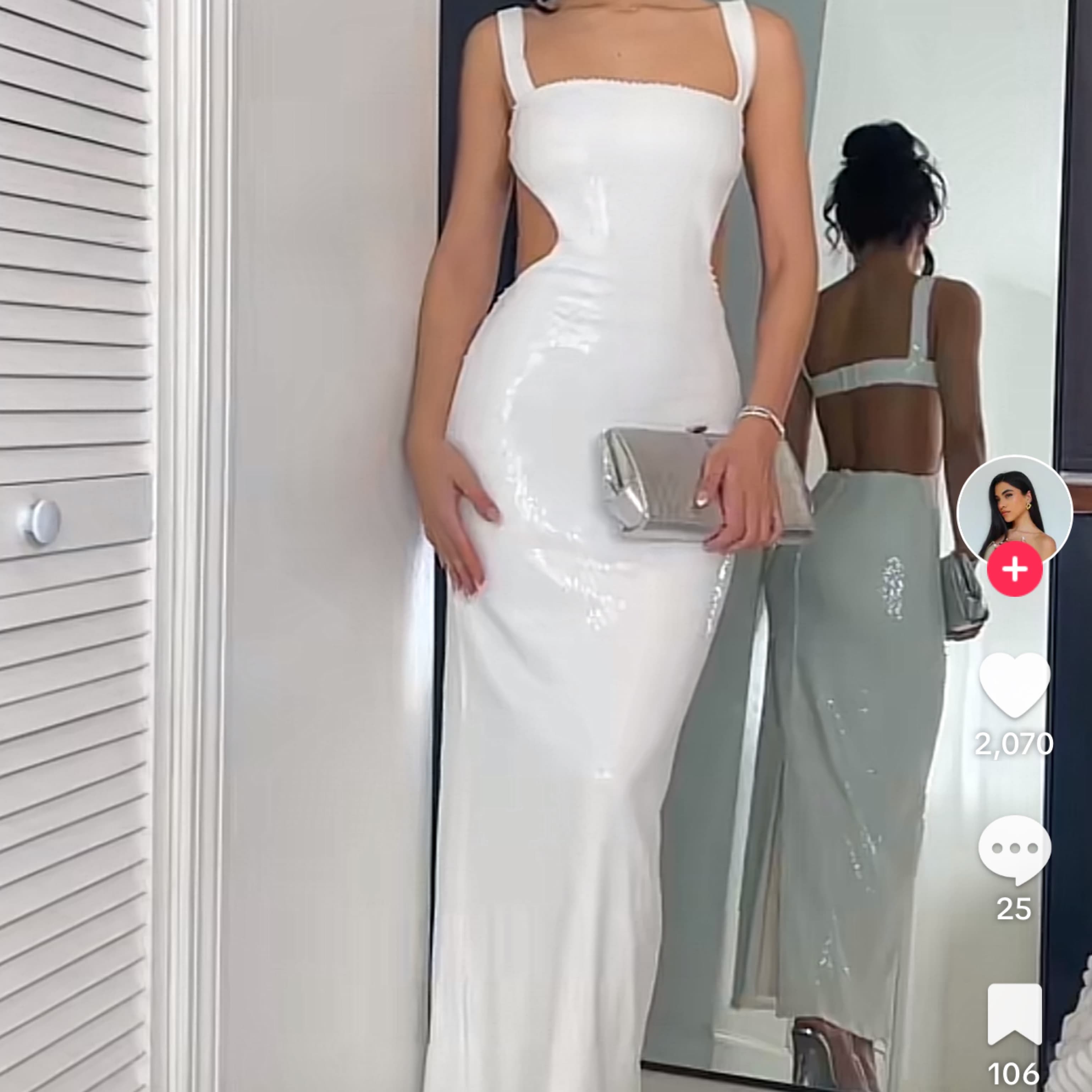 Meshki Sequin Cut Out Gown - Image 3