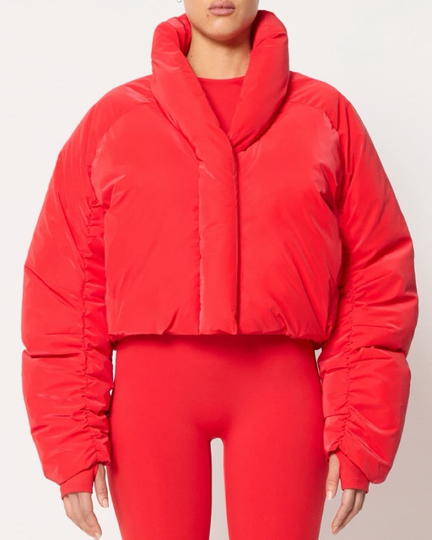 KHY Cropped Puffer Jacket - Image 2