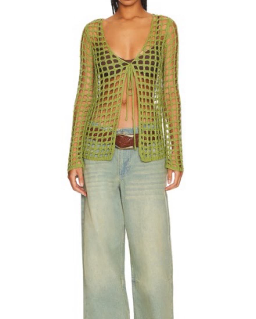 Malya Tie Cardigan - Image 3